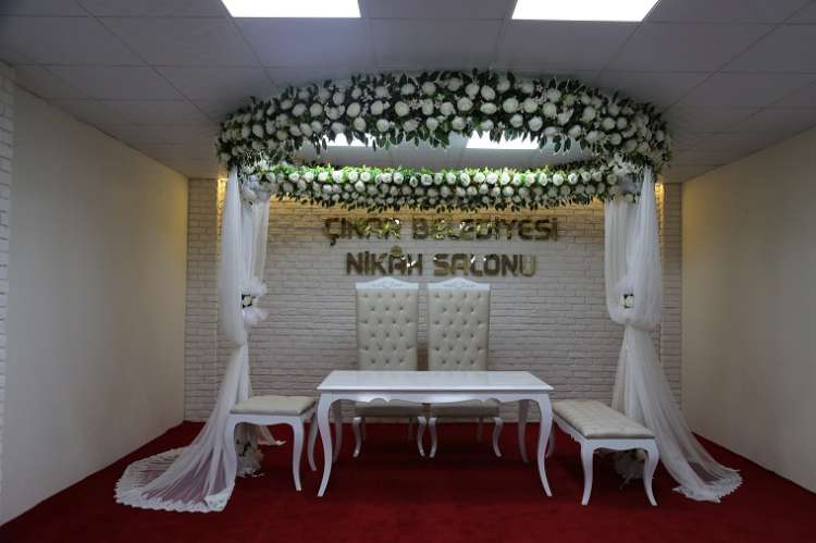 Çınar Belediyesi Nikah Salonu Hizmete Girdi 